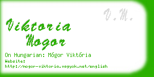 viktoria mogor business card